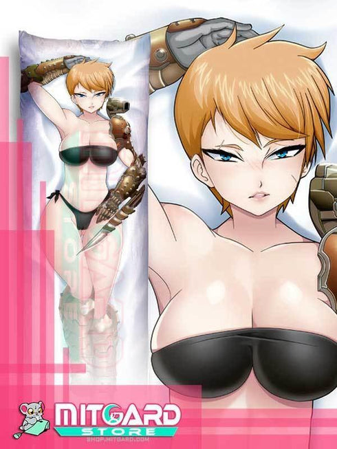 DOOM Sexy Girl OC Body pillow case dakimakura - 2